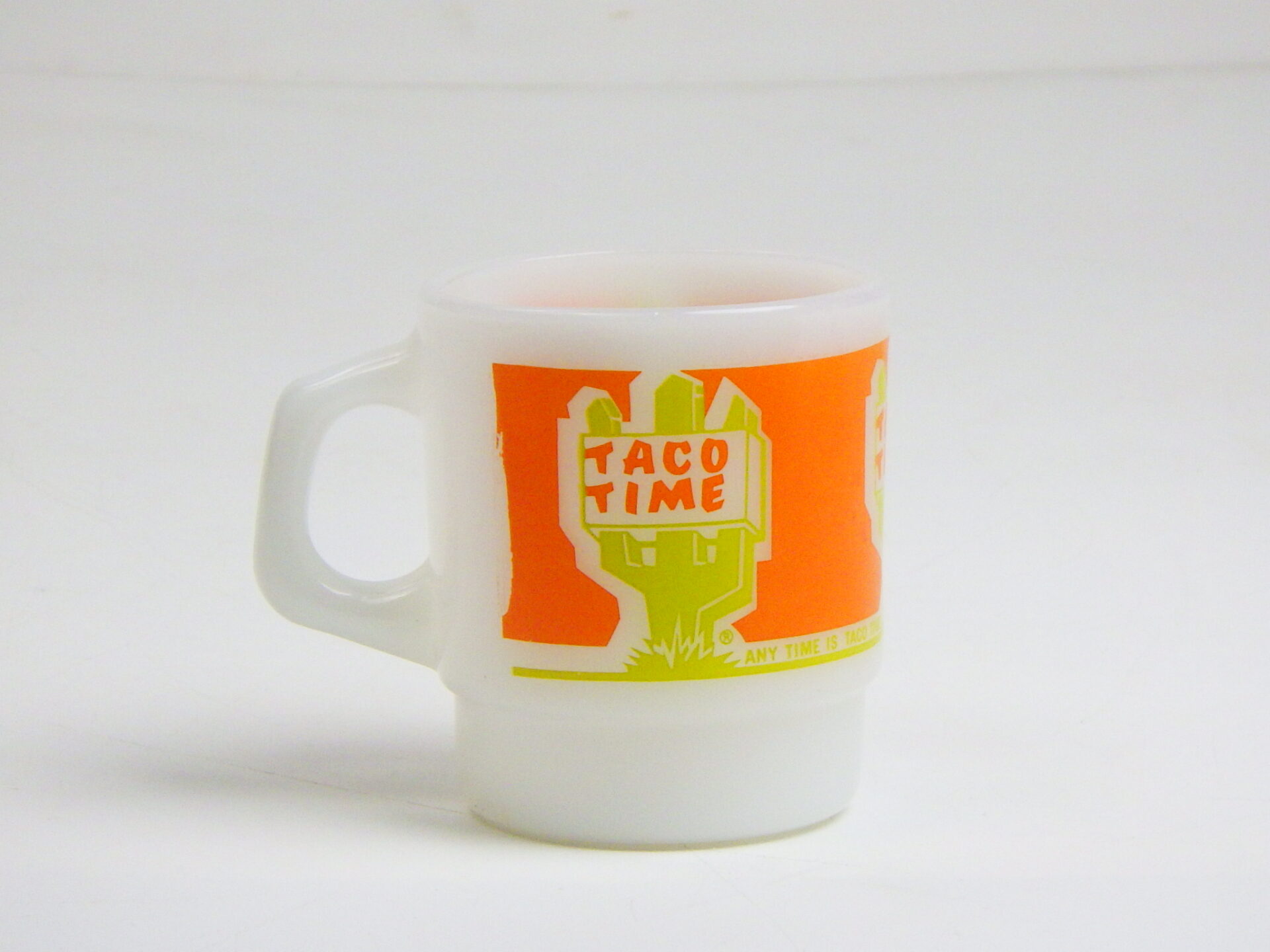 Fire king TACO TIME Mug ファイヤーキング タコタイム マグ | JAM-DAY