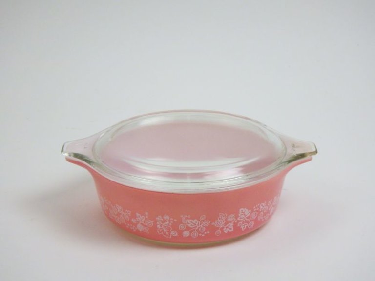 パイレックス　グースベリー　キャセロール　アンティーク パイレックス グースベリー キャセロール アンティーク