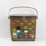 ハンドメイド　カロナンバスケット　バッグ　アンティーク雑貨 Caro nan basket” ビンテージ カロナンバスケット | JAM-DAYジャムデイ