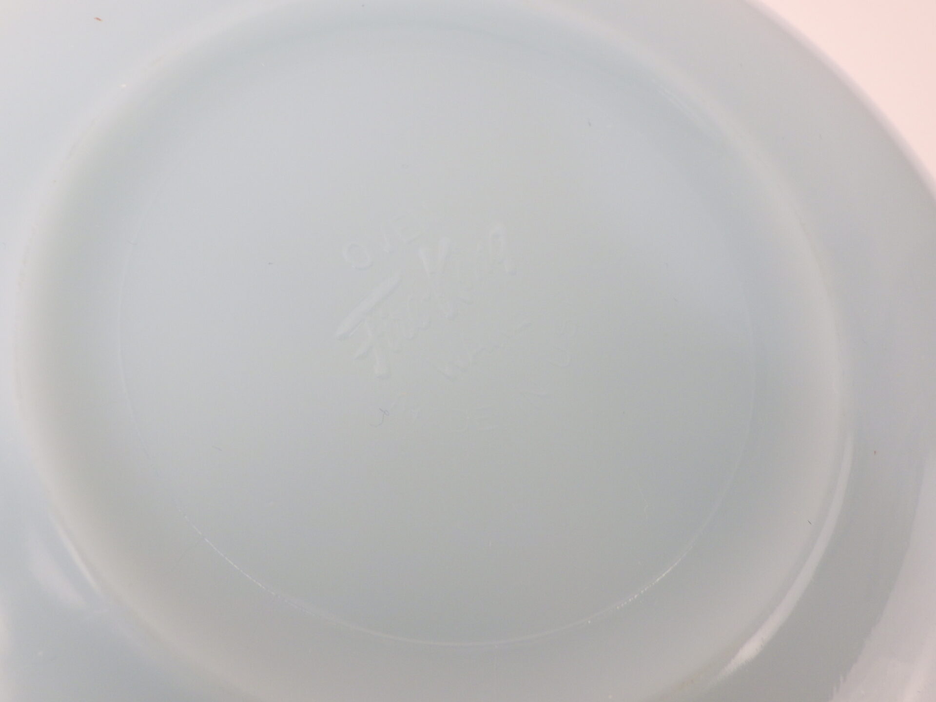 Fire king” Turquoise Blue Vegetable Bowl ファイヤーキング