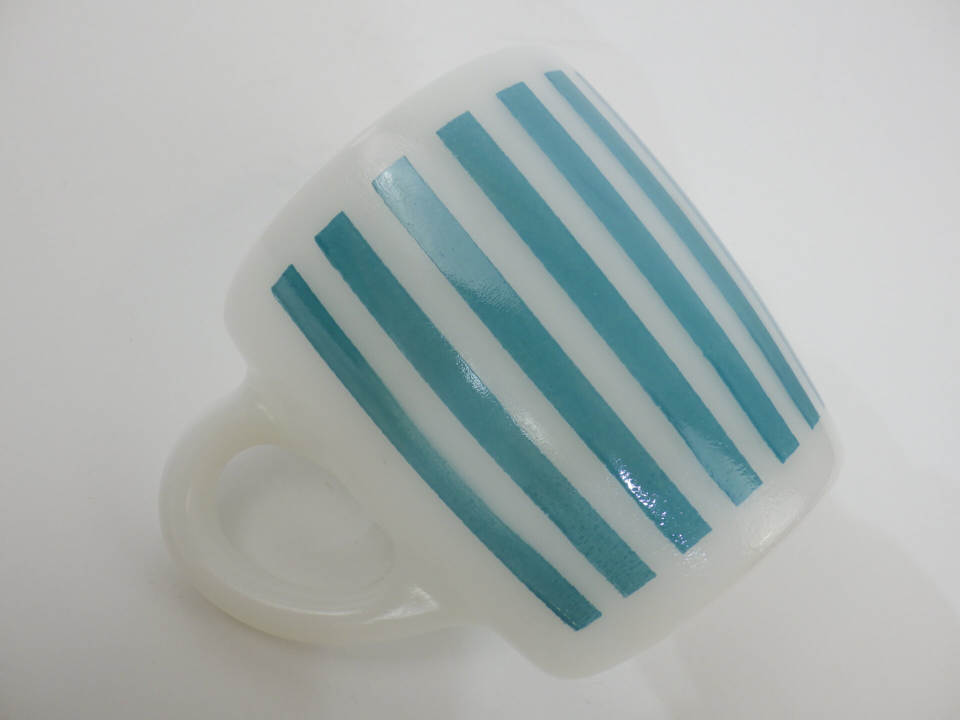Hazel-Atlas” Candy Stripe Mug ヘーゼルアトラス キャンディ