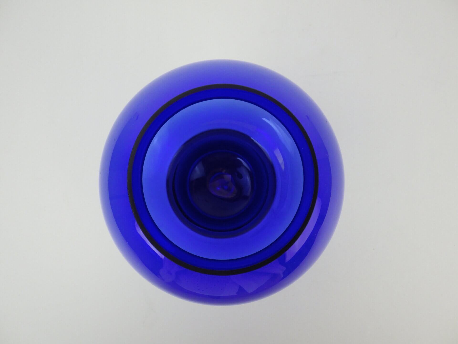 Vintage Art Glass Vase（H16.7cm）ビンテージ ガラス フラワーベース