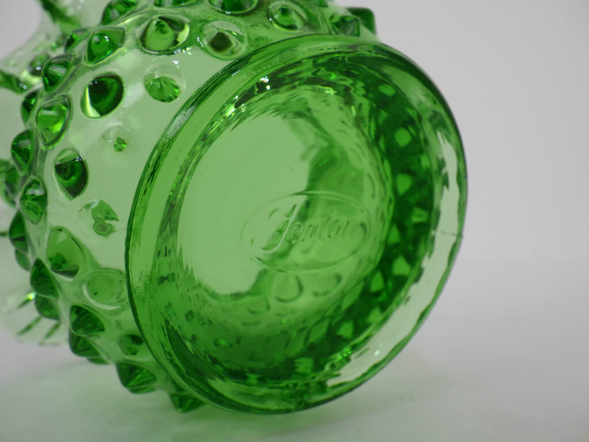 Fenton” Vintage Art Glass Vase（H7.8cm）ビンテージ ガラス フラワー