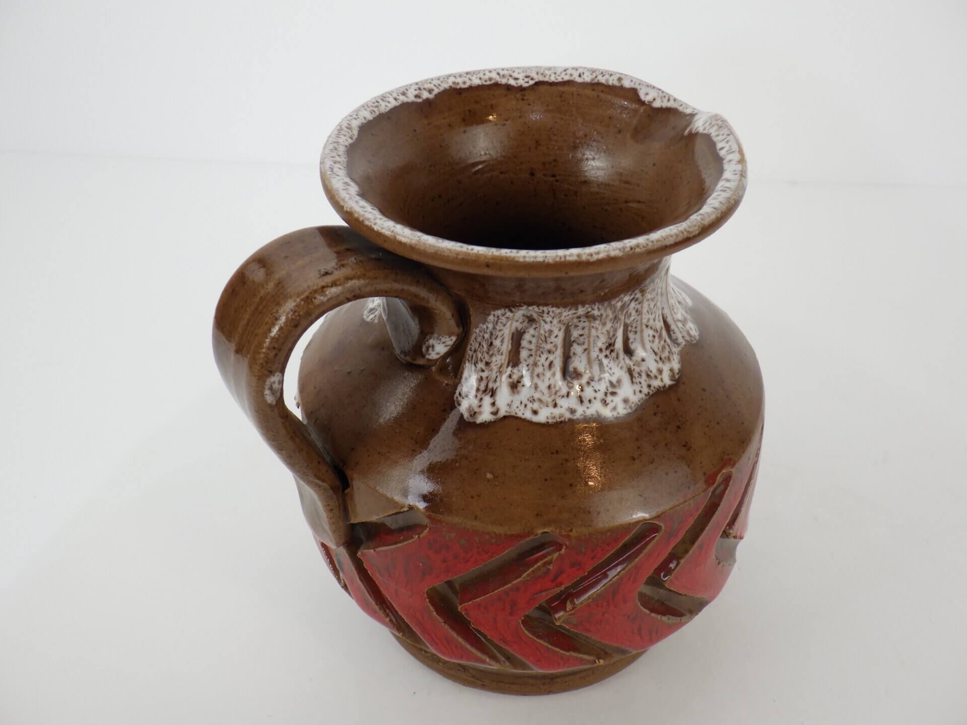 Vintage Flower Vase ITALY (H12.5cm) ビンテージ フラワーベース 花瓶